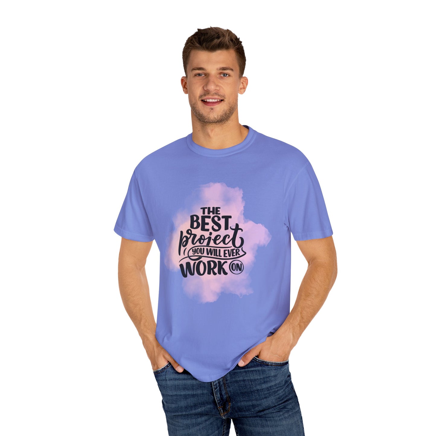 The Best Project Unisex Garment-Dyed T-Shirt