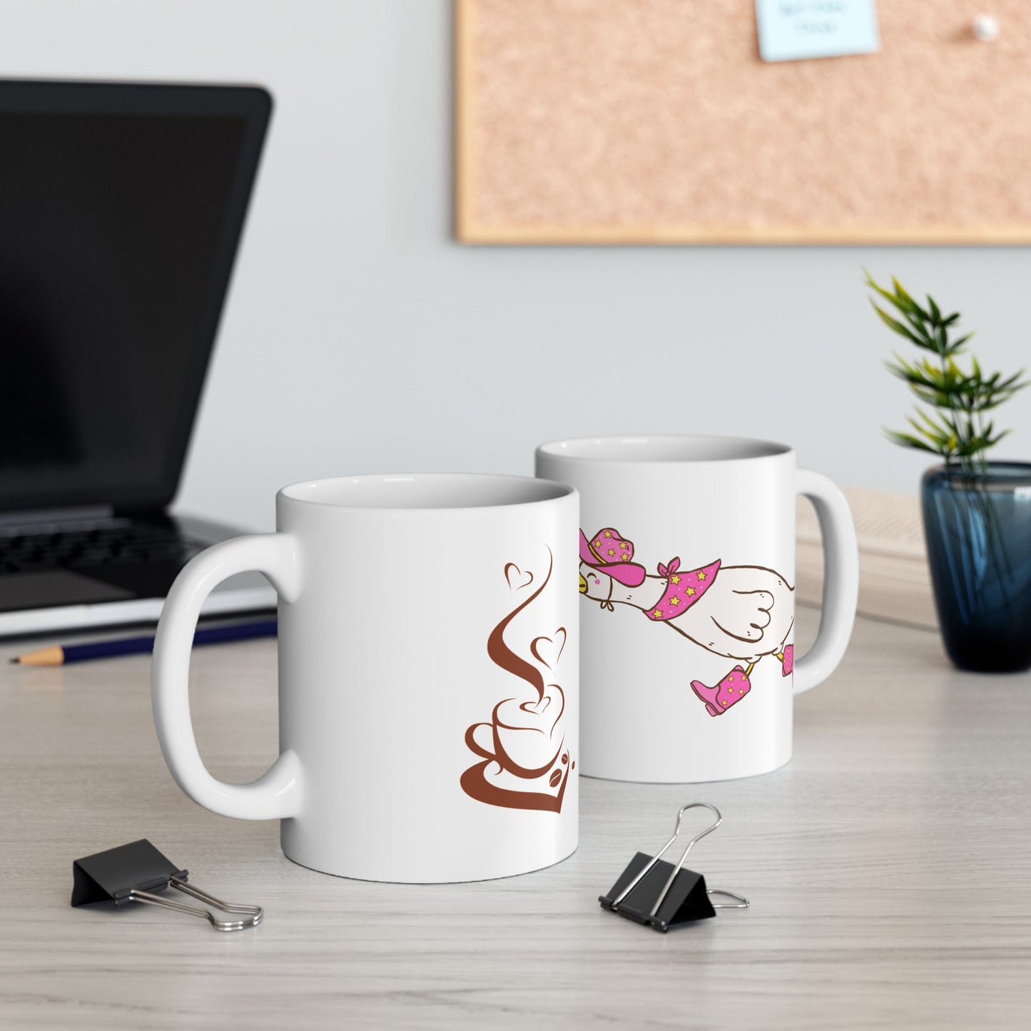 Cute Quirky Duck Ceramic Mug
