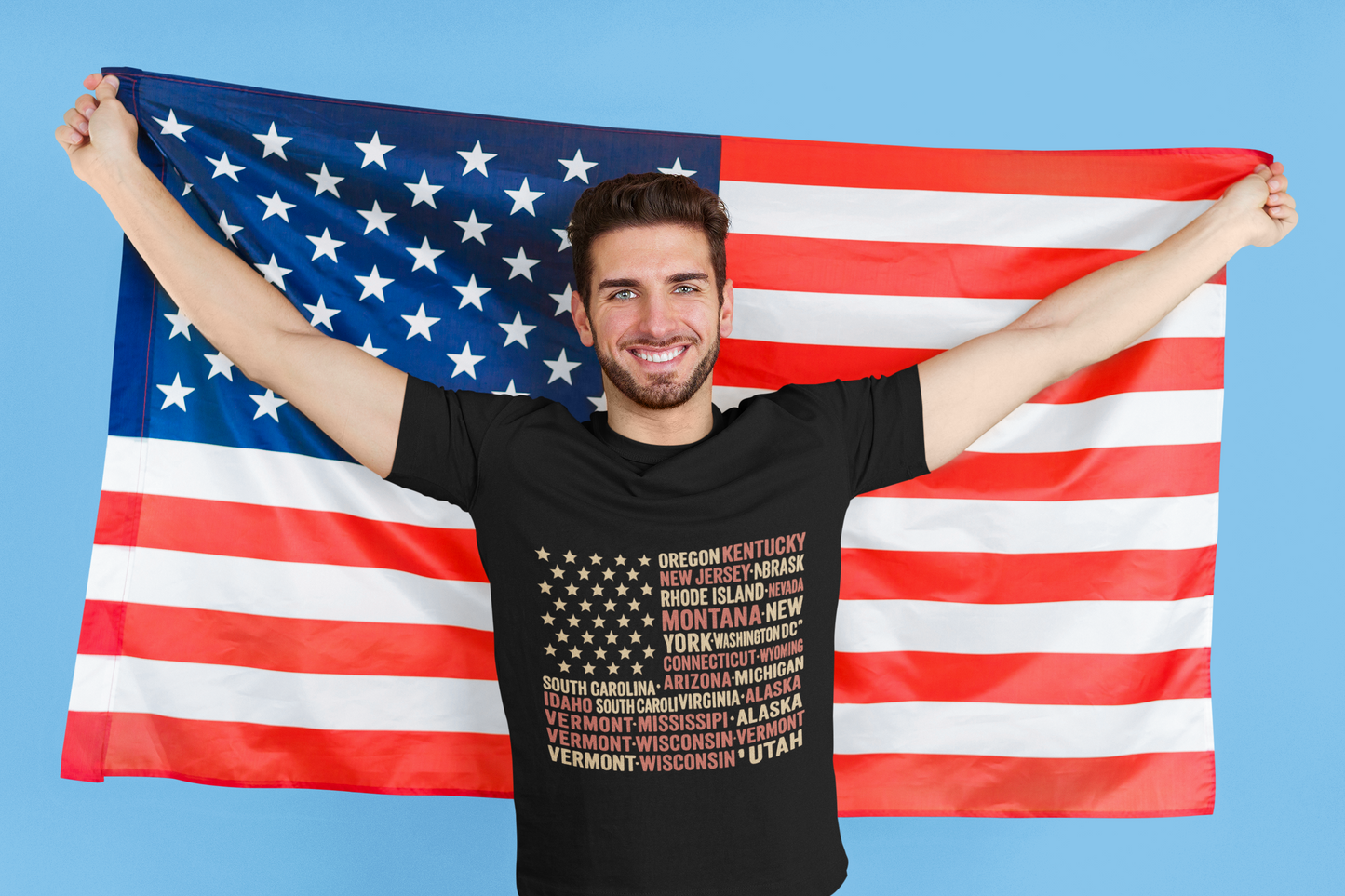 Patriotic State Pride Unisex Tee
