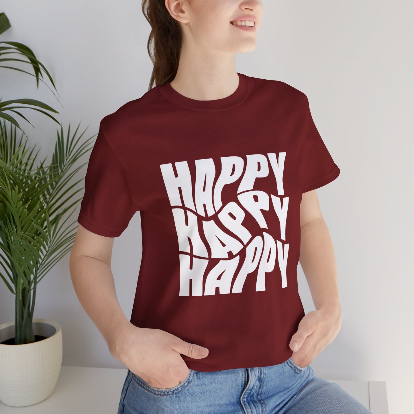 Happy Vibes Unisex Tee