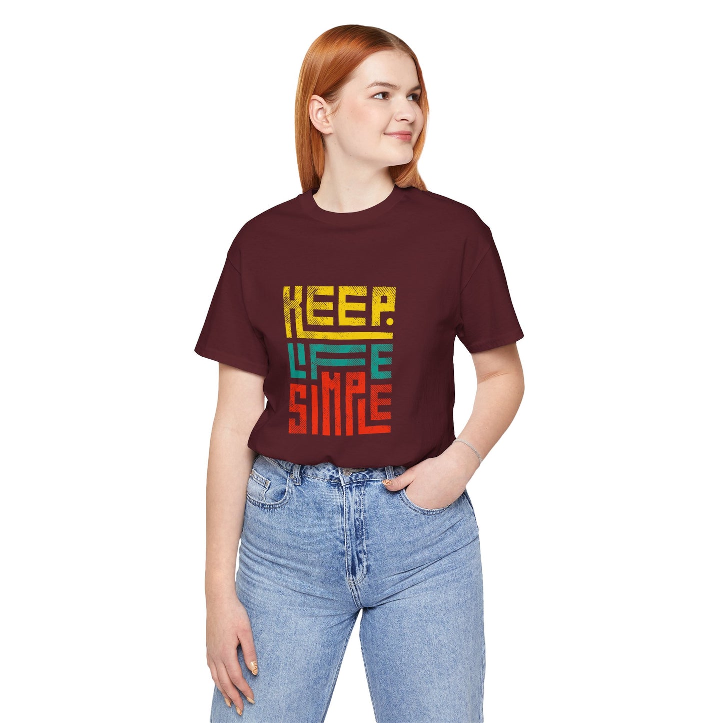Keep Life Simple Unisex Casual Tee