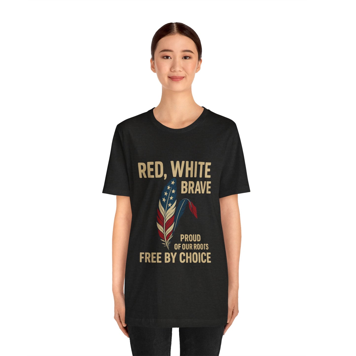 Red White Brave Patriotic Tee