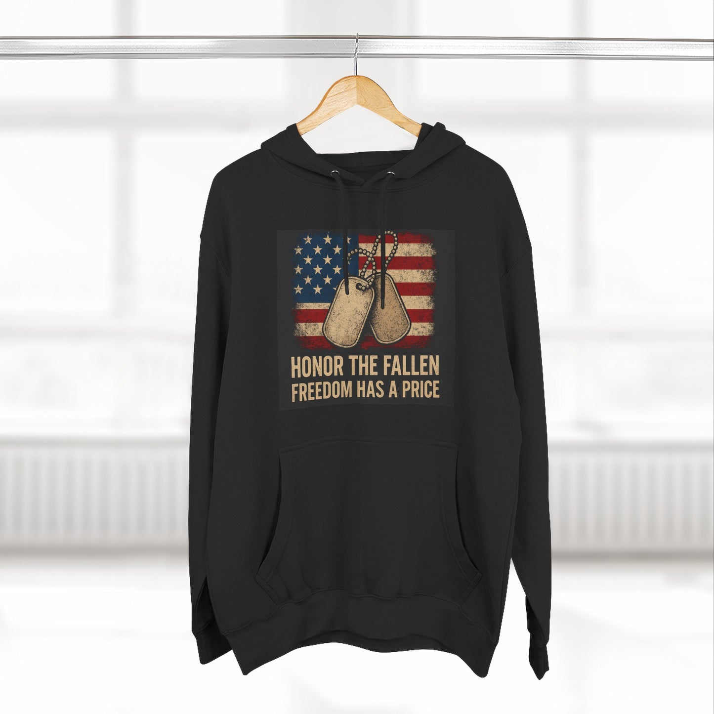 Honor the Fallen Three-Panel Fleece Hoodie