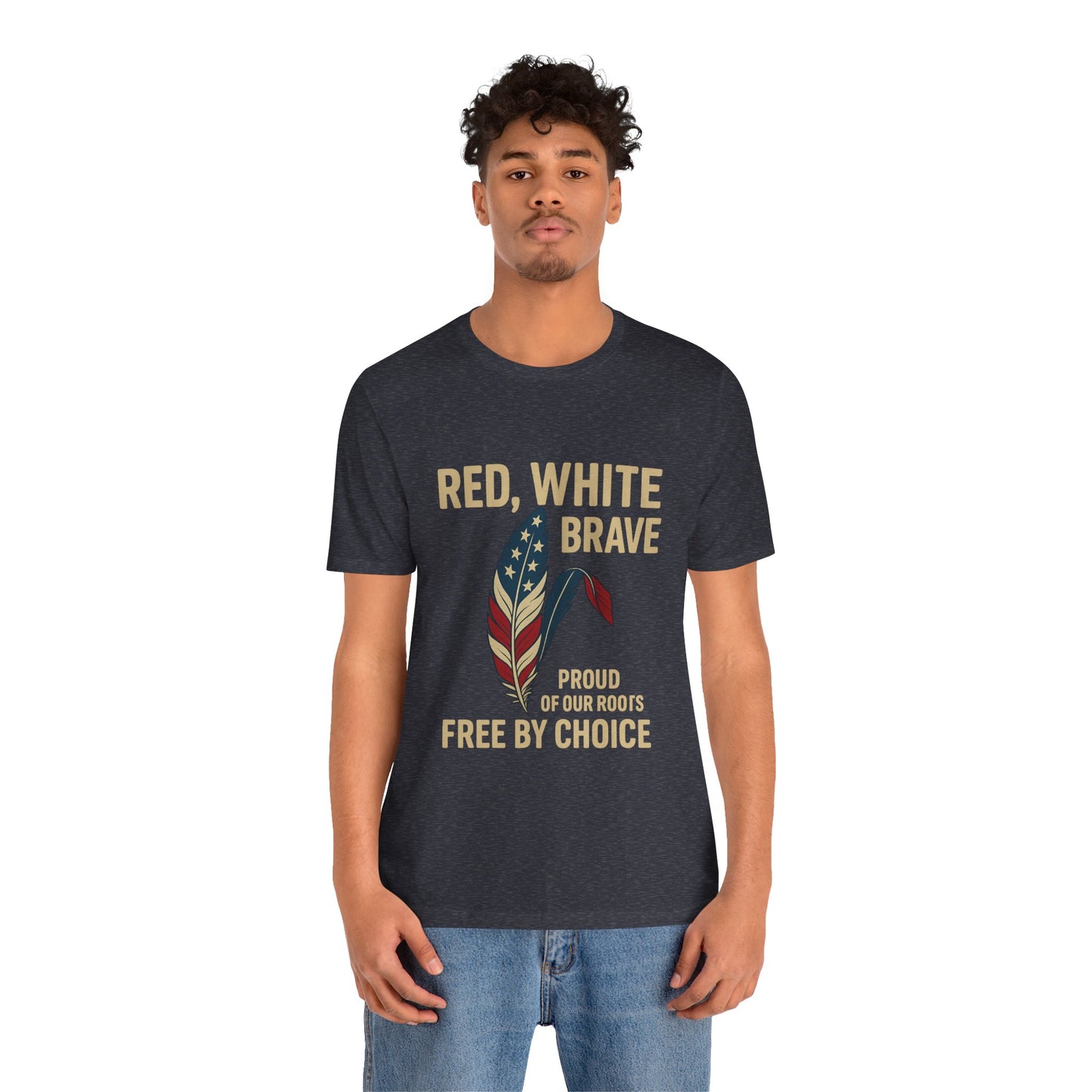 Red White Brave Patriotic Tee