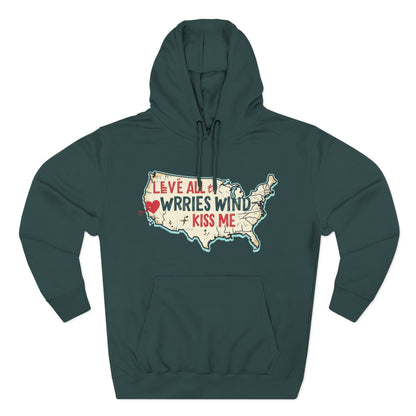 Cozy Map Fleece Hoodie
