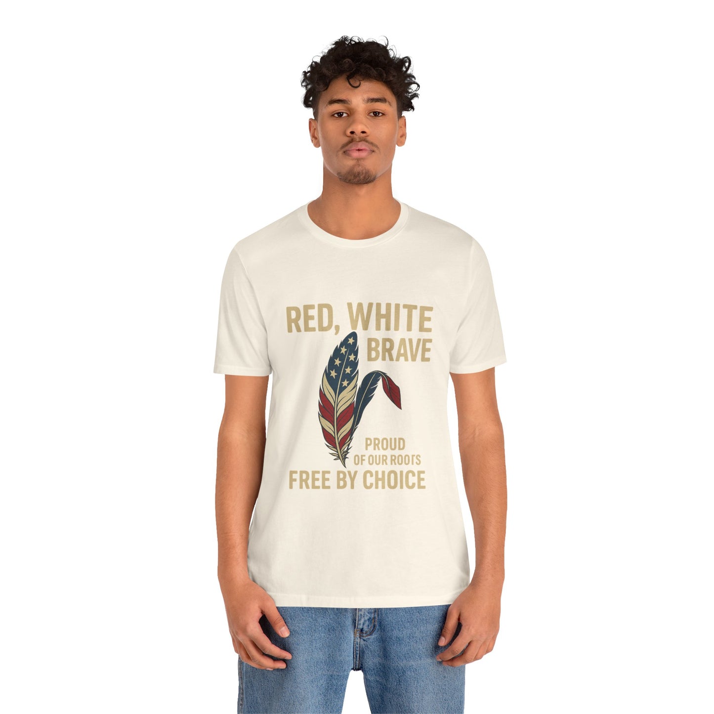 Red White Brave Patriotic Tee