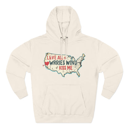 Cozy Map Fleece Hoodie