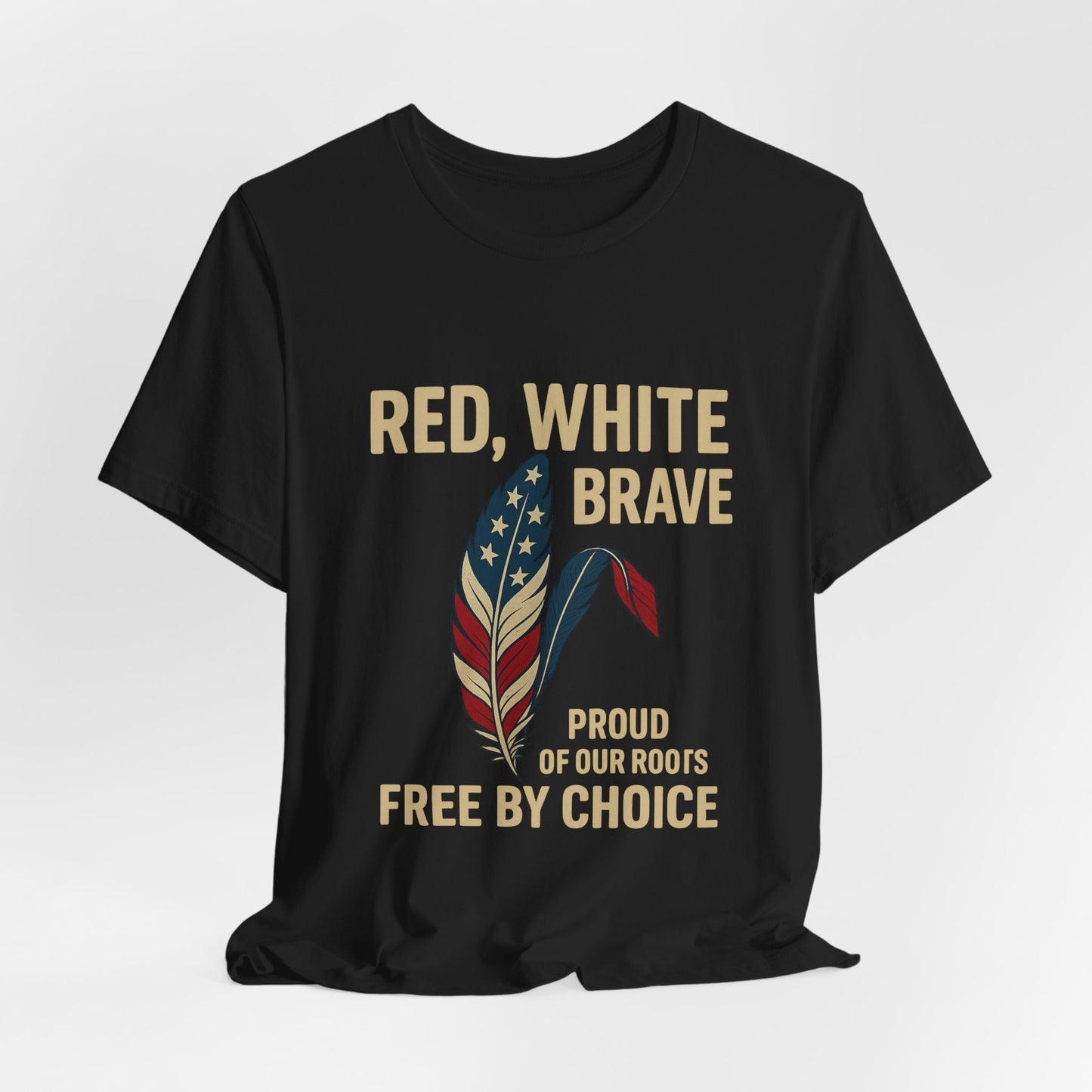 Red White Brave Patriotic Tee