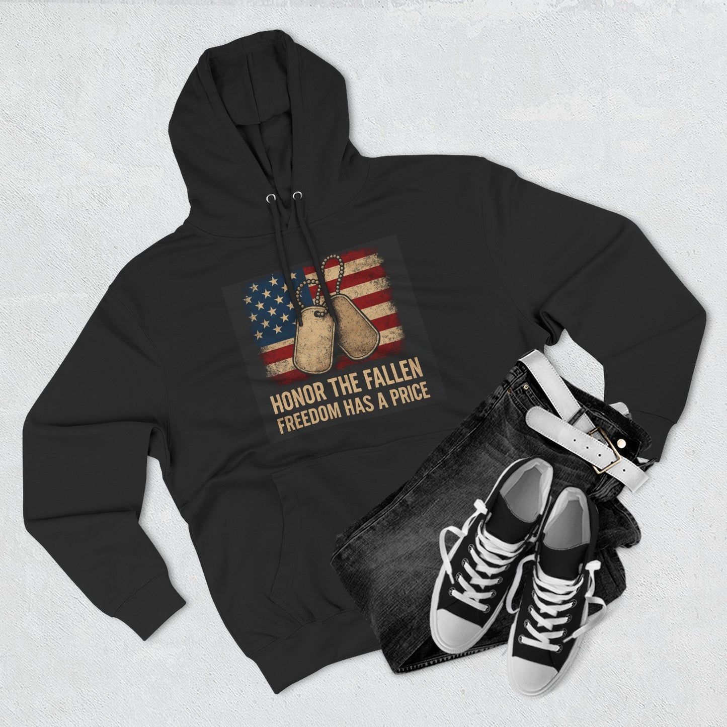 Honor the Fallen Three-Panel Fleece Hoodie