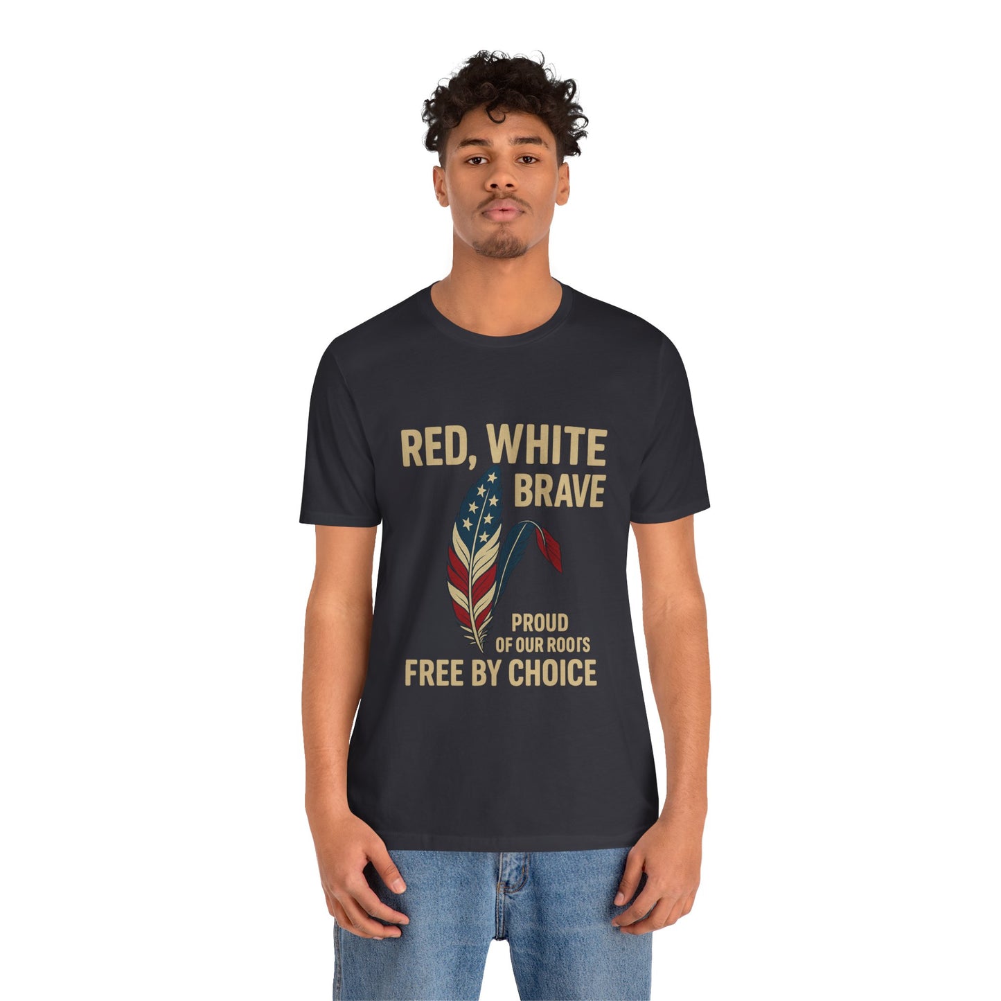 Red White Brave Patriotic Tee