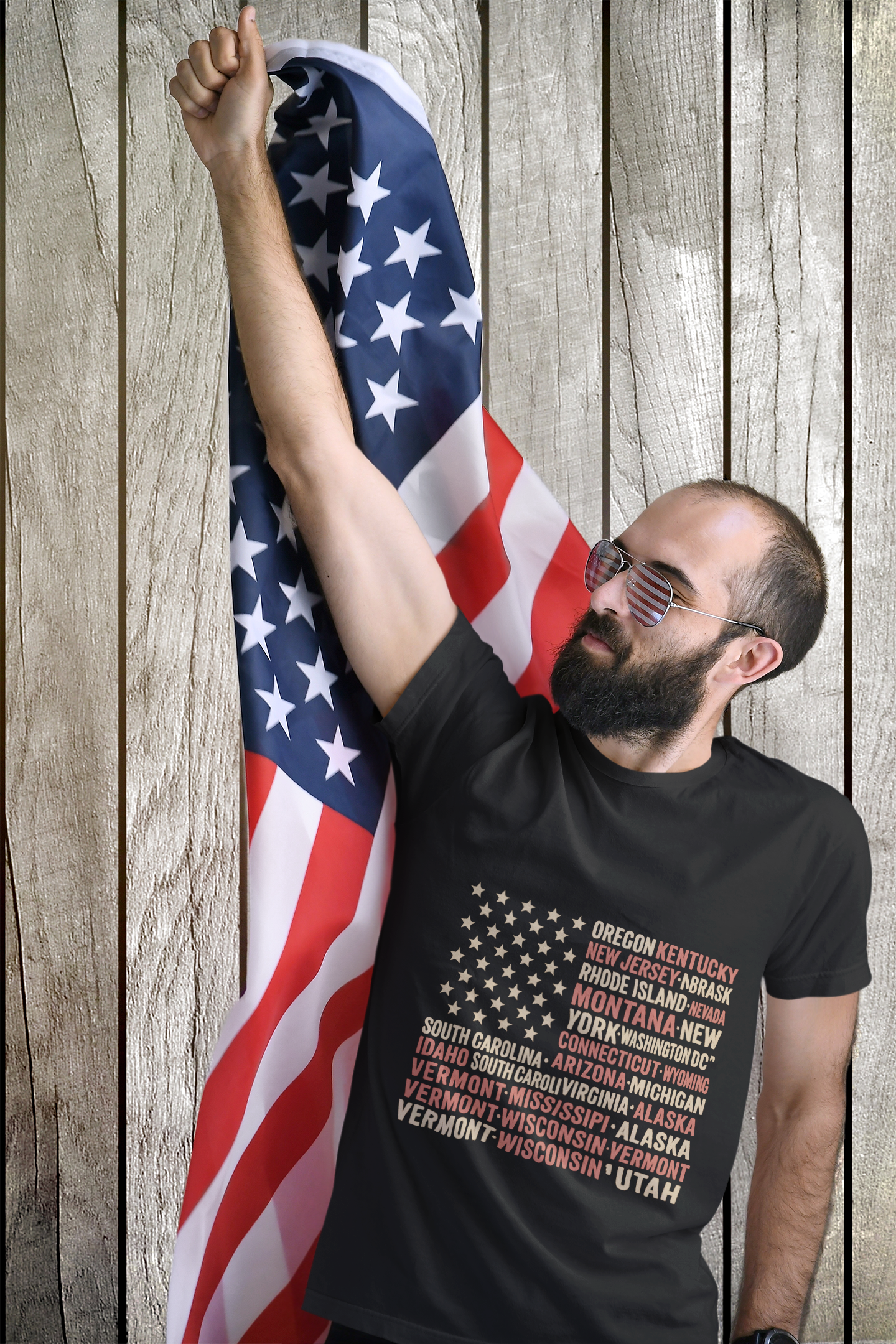 Patriotic State Pride Unisex Tee