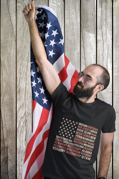 Patriotic State Pride Unisex Tee