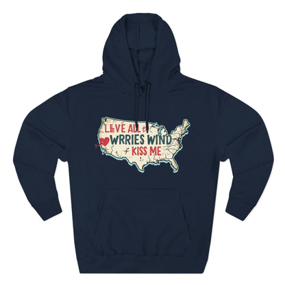 Cozy Map Fleece Hoodie