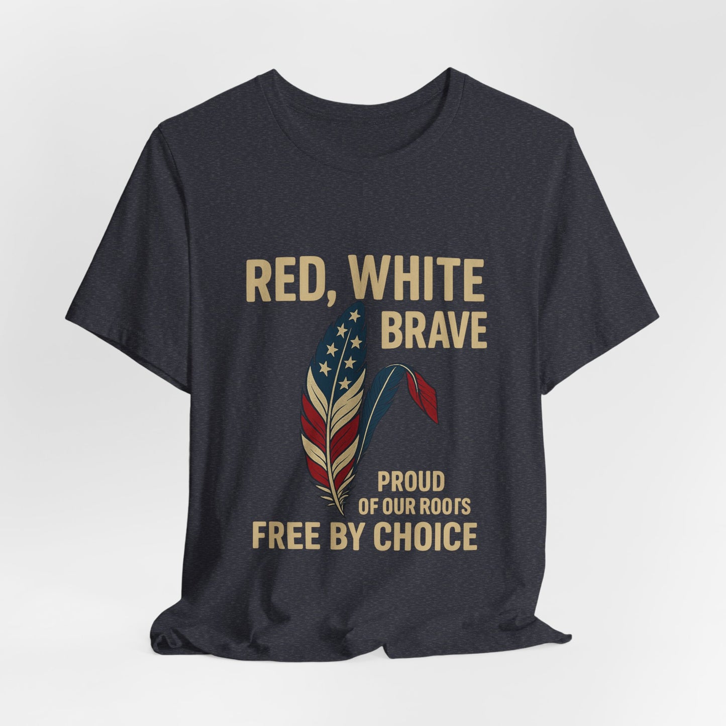 Red White Brave Patriotic Tee