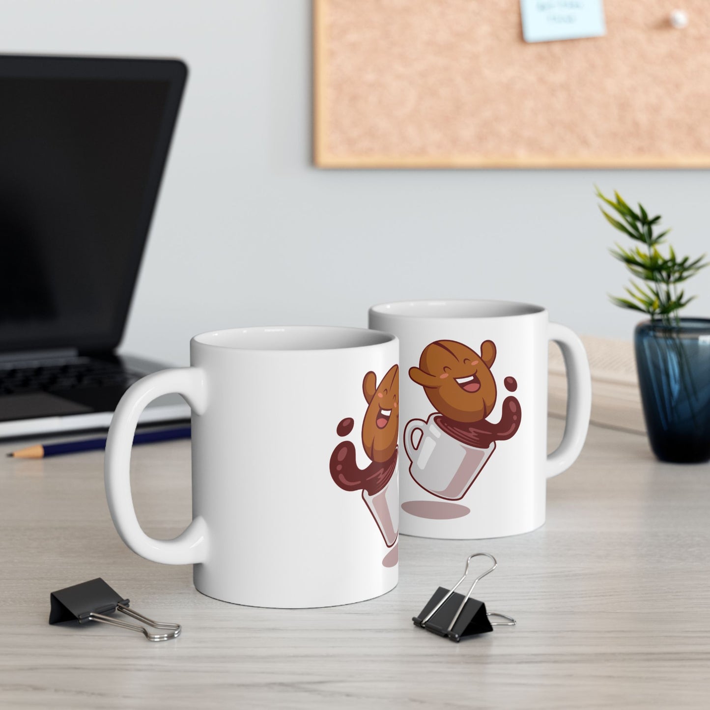 Whimsical Coffee Mug, Funny Gift for Coffee Lovers