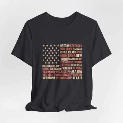 Patriotic State Pride Unisex Tee