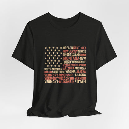 Patriotic State Pride Unisex Tee